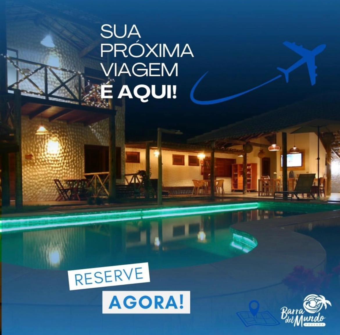 Pousada Barra del Mundo Barra Grande  Exterior foto